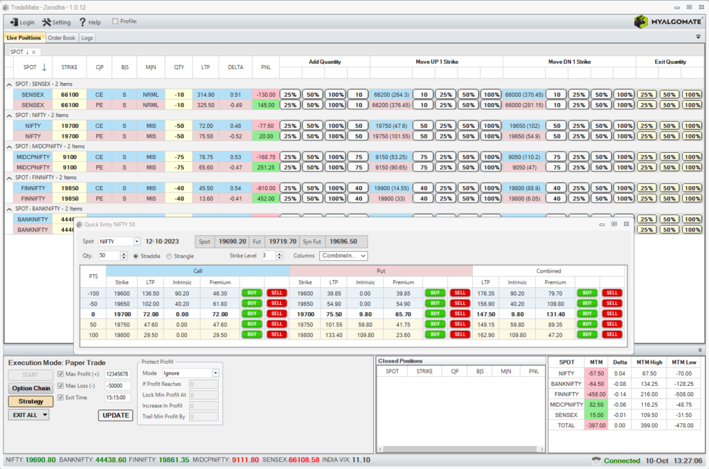 TradeMate - Best Options Trading Tool - Myalgomate